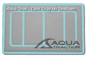 AquaTeak Dark Gray On Seafoam