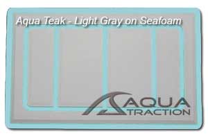 AquaTeak Light Gray On Seafoam